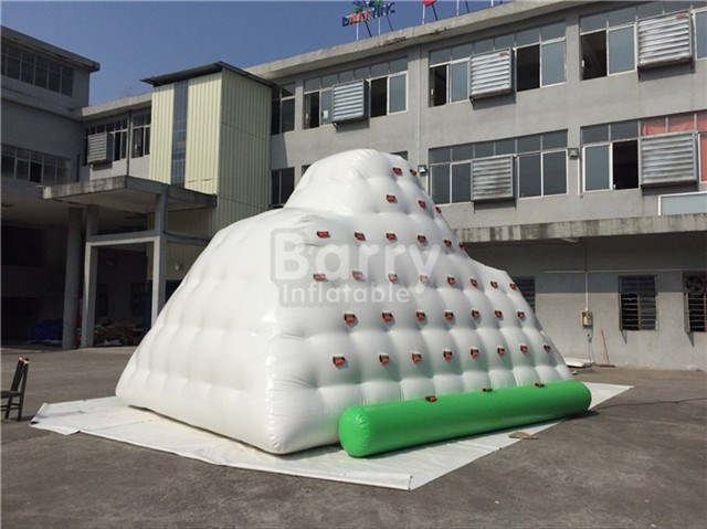 Floating Island Inflatable Water Toys White Climbing Wall BY-WT-037